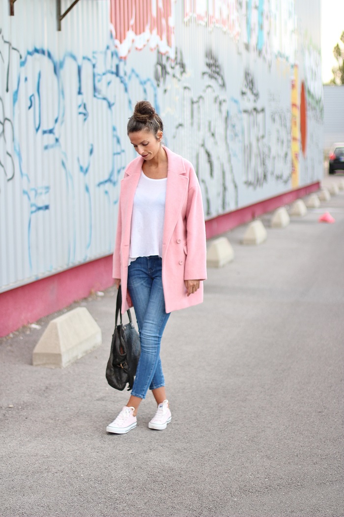 blog mode,blogueuse mode,au pays de candy,mode,tendances,looks,comment s'habiller,idées tenues,fashion,dressing,closet,camaieu,oversize,rose,converse,jérôme dreyfuss