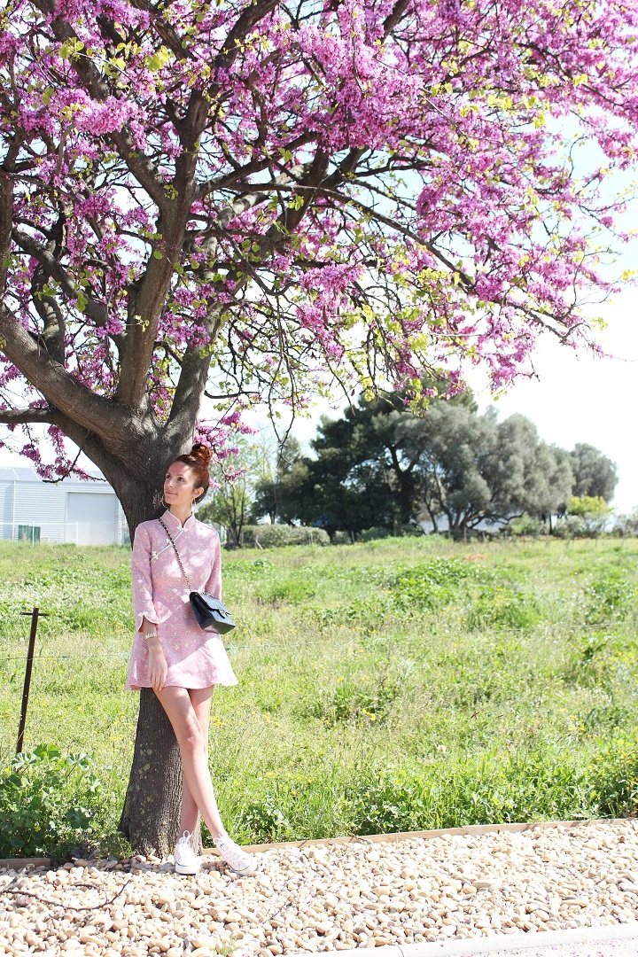 cherry blossom,la fille au cerisier,robe metisu,blog mode,au pays de candy,blog mode montpellier