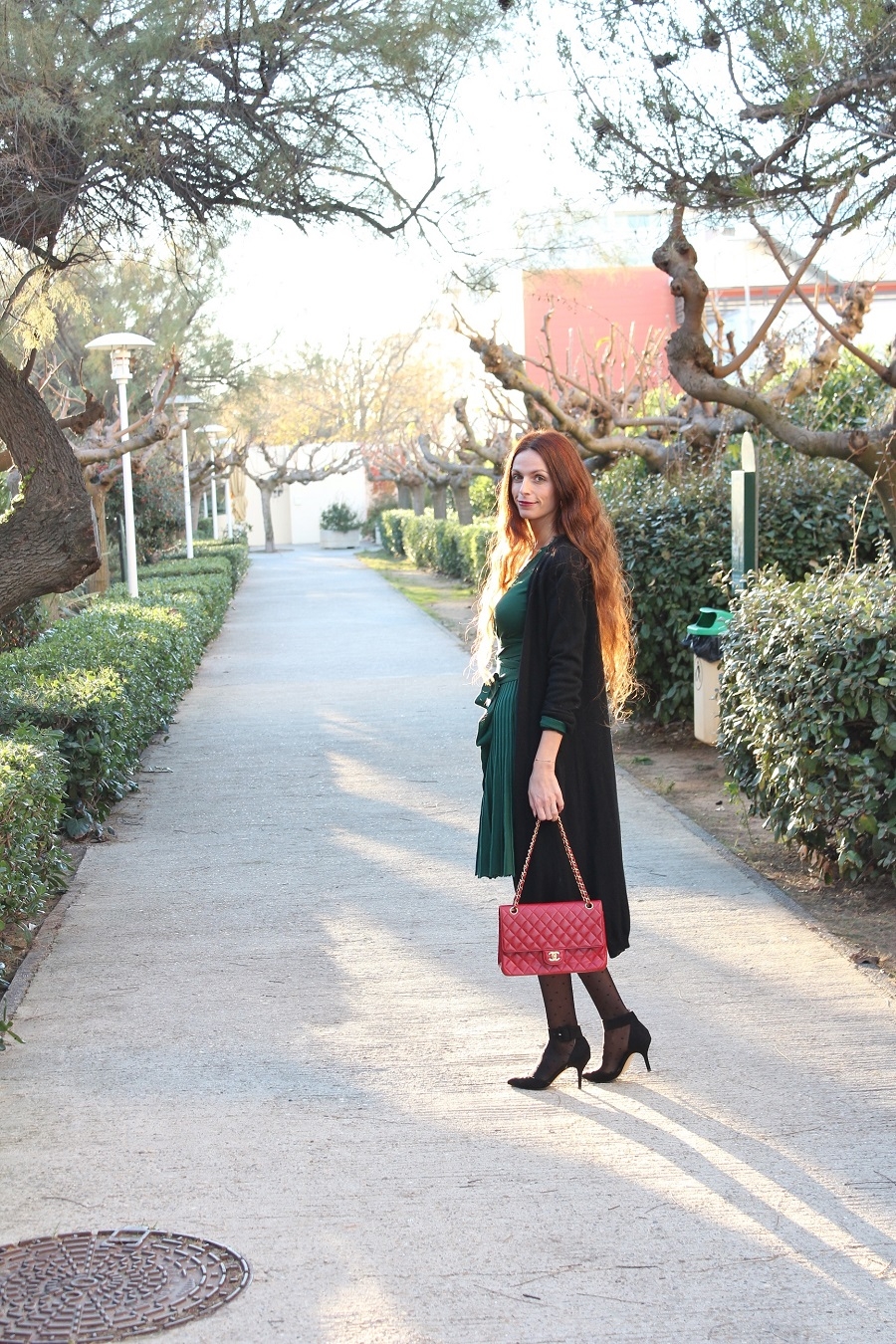 green angel,blog au pays de candy,blog mode,blog mode au pays de candy,blog mode montpellier,blog montpellier,metisu,robe metisu,escarpins zara,collants wolford,sac chanel,gilet cachemire