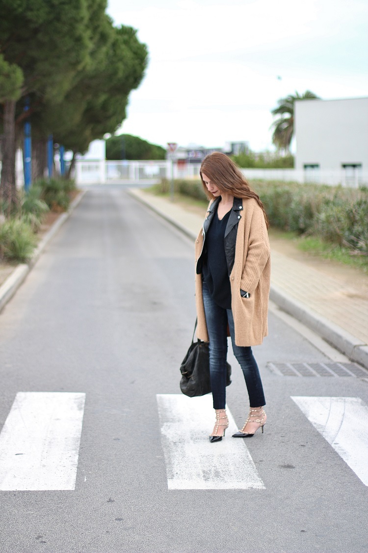 blog mode,blogueuse mode,au pays de candy,tendances,look,comment s'habiller; gilet,perfecto,valentino,rockstud,jerome dreyfuss